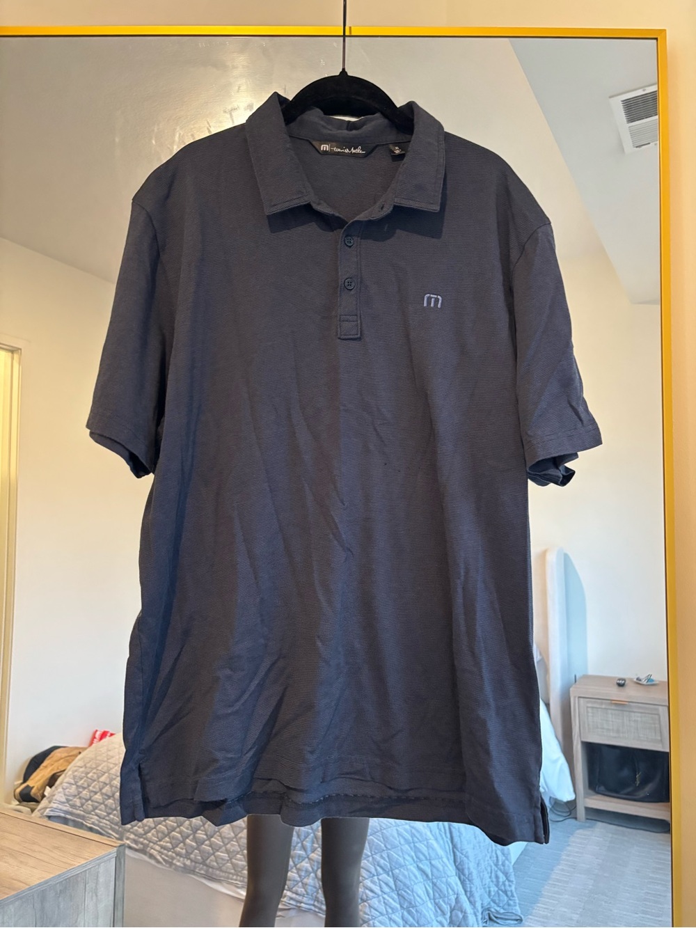 Travis Mathew Men's Dark Navy Polo Shirt